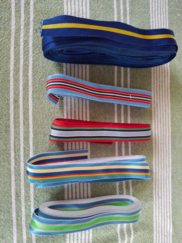 Medaille lint miniatuur, Ophalen of Verzenden, Landmacht, Nederland, Lintje, Medaille of Wings