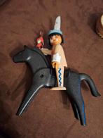 Vintage geobra indiaan op paardje 1974, Ophalen of Verzenden