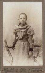 CDV  -Henri Last - Vijzelgracht - Amsterdam - Mooie jurk, Gebruikt, Verzenden, Foto, Klederdracht