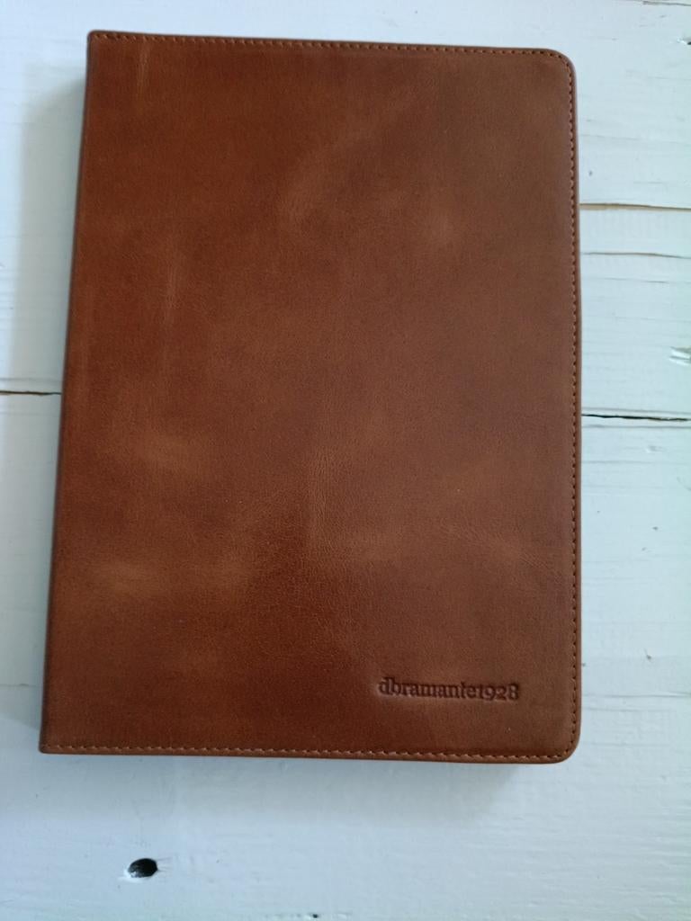 Dbramante1928 Leren Tablet Hoes - Bruin, 10 inch, Dbramante1928, Bescherming voor- en achterkant, Ophalen of Verzenden