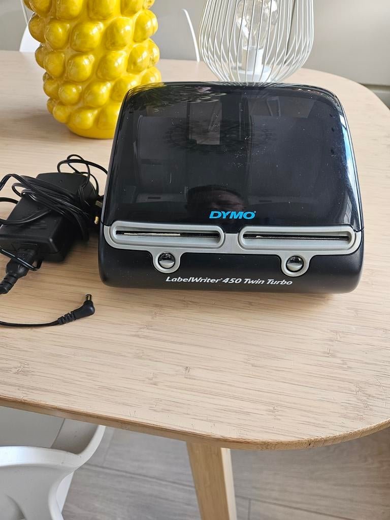 Dymo LabelWriter 450 Twin Turbo met etiketten, Computers en Software, Ophalen of Verzenden, Gebruikt, Dymo