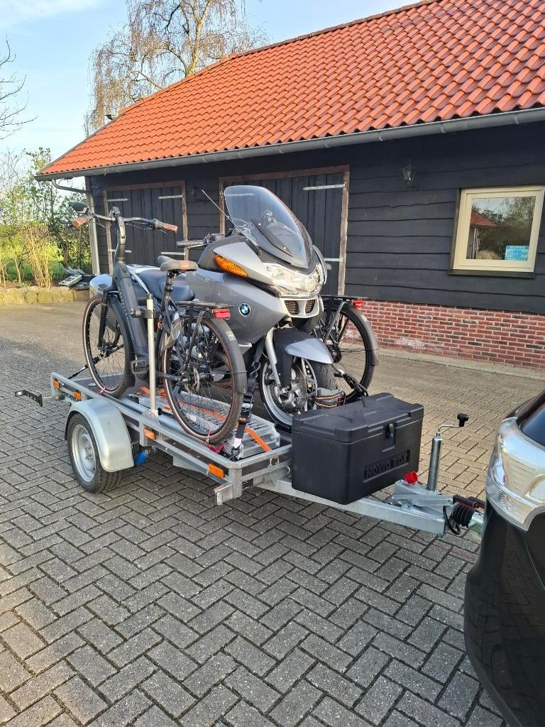 HAPERT Motoraanhanger te koop of te huur, Auto diversen, Aanhangers en Bagagewagens, Ophalen, Zo goed als nieuw