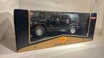 Hummer h2 suv black maisto 1.18, Maisto, Ophalen of Verzenden, A, A