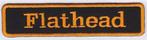 Harley Davidson Flathead stoffen opstrijk patch embleem #1, Ophalen of Verzenden, Nieuw
