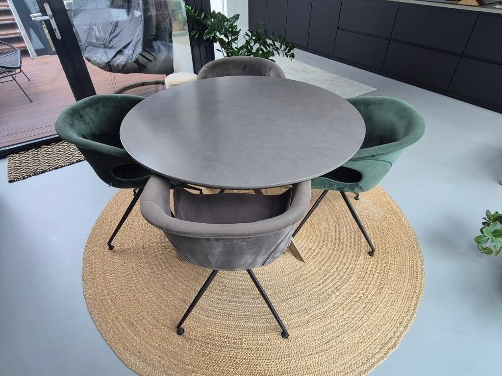 Dinning Table & Chairs, Huis en Inrichting, Ophalen, Overige materialen, Modern & contemporary, Rond