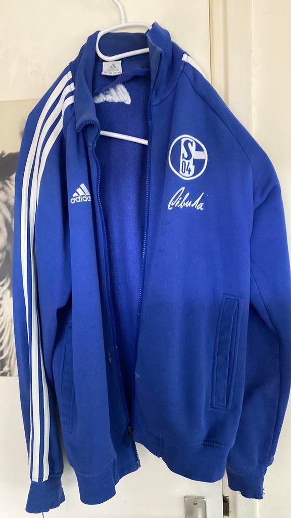 Schalke 04 jack, Ophalen of Verzenden, Voetbal, Gedragen, Maat 48/50 (M)