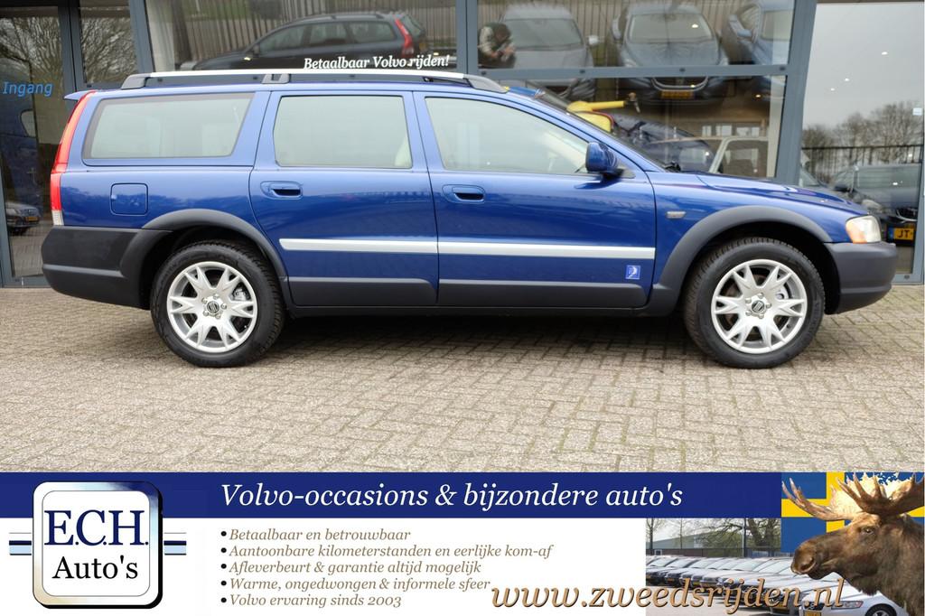 Volvo XC70 2.5T 210 pk Aut. Ocean Race, Leer, Schuifdak, Tre, Auto's, Volvo, Automaat, Met garantie (alle), Blauw, XC70