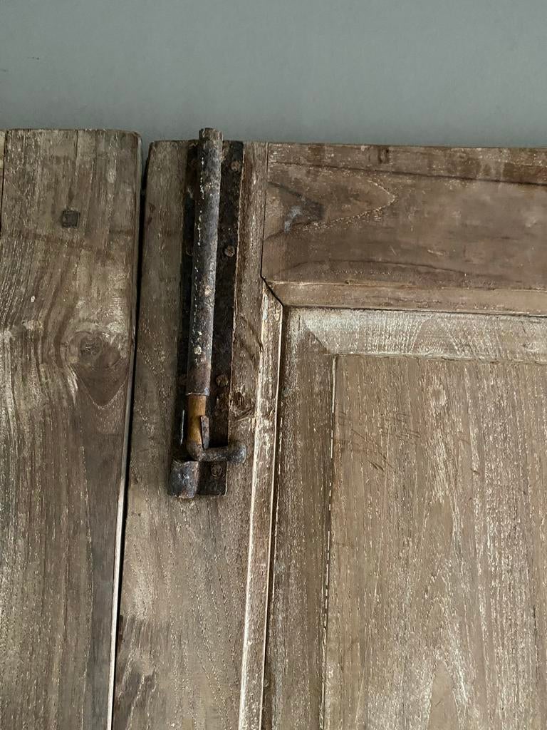 Landelijk stoere en sobere oude kasteelluiken 190 x 87, Ophalen