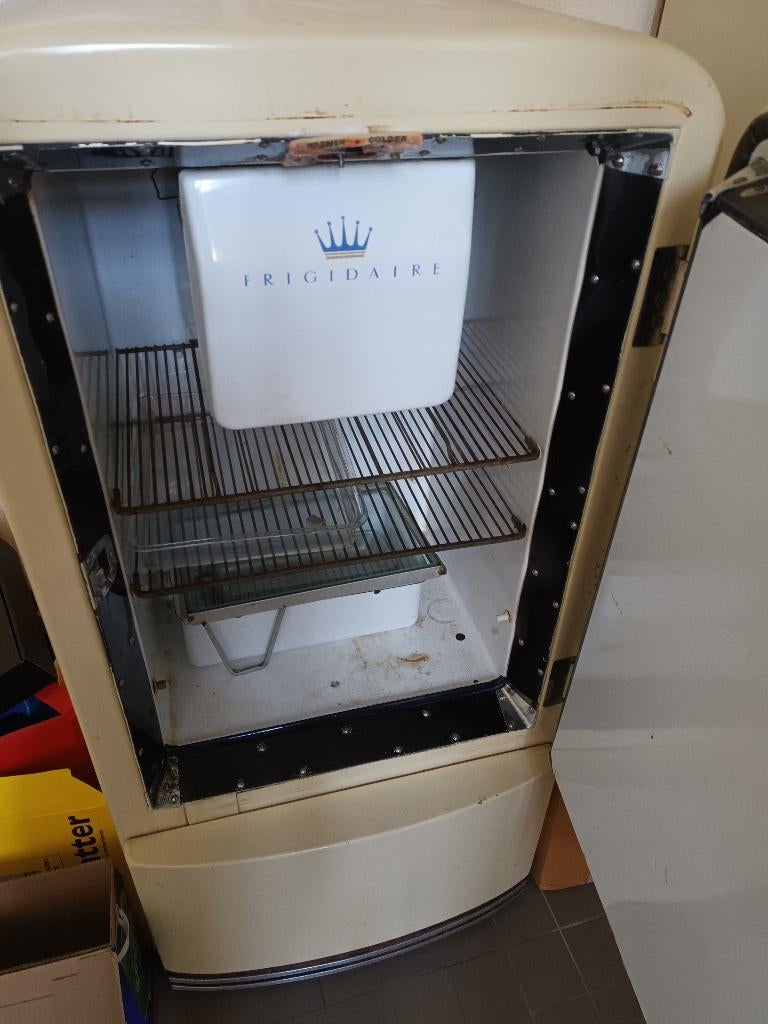 Vintage frigidaire koelkast, Ophalen, 160 cm of meer, Minder dan 75 liter, Zonder vriesvak