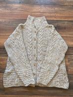 Mooi gebreid vest - 100% wol - Maat M, Kleding | Dames, Ophalen of Verzenden, Gedragen, Maat 38/40 (M), Beige
