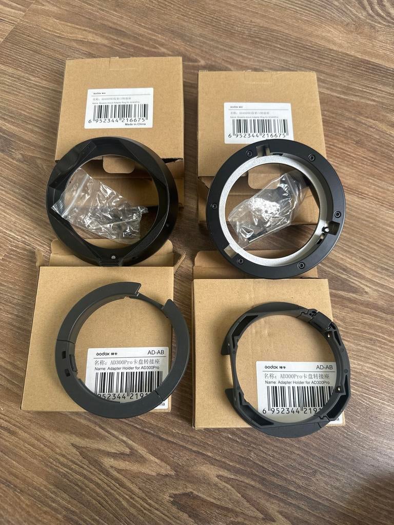 Godox AD400Pro Bowens Mount Adapter Ring en AD300Pro AD-AB, Ophalen of Verzenden, Zo goed als nieuw