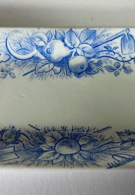 Antiek Frans zeepbakje kammen bakje Florian U & C, Antiek en Kunst, Ophalen of Verzenden