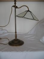 Verstelbare Tiffany kap op Koperen Lampenvoet Set van 2 Vint, Ophalen