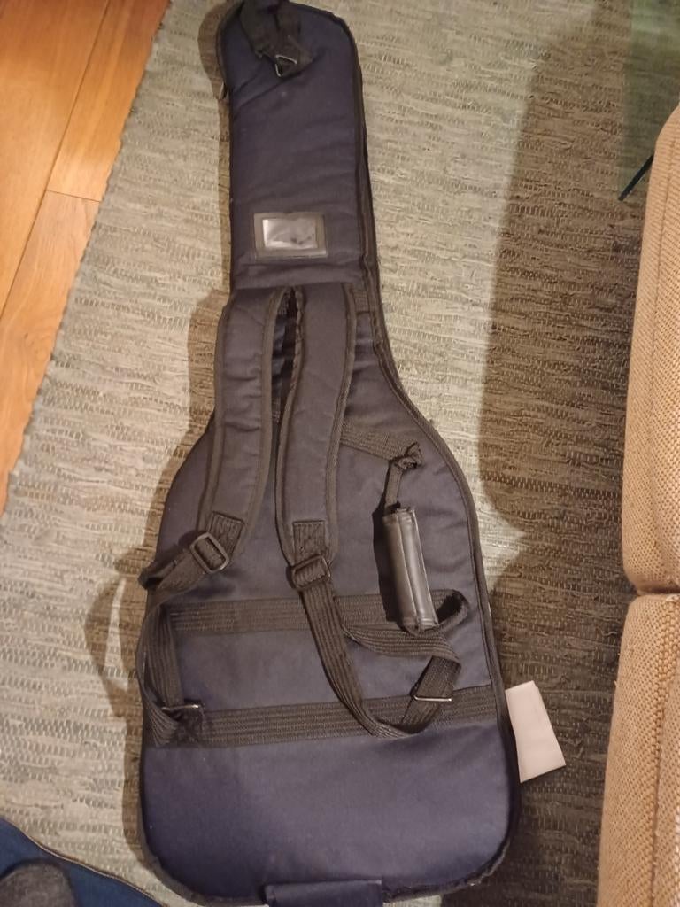 Gitaarhoes voor elektrische gitaar - Dik gevoerd, rugriemen, Ophalen of Verzenden, Gebruikt, Elektrische gitaar