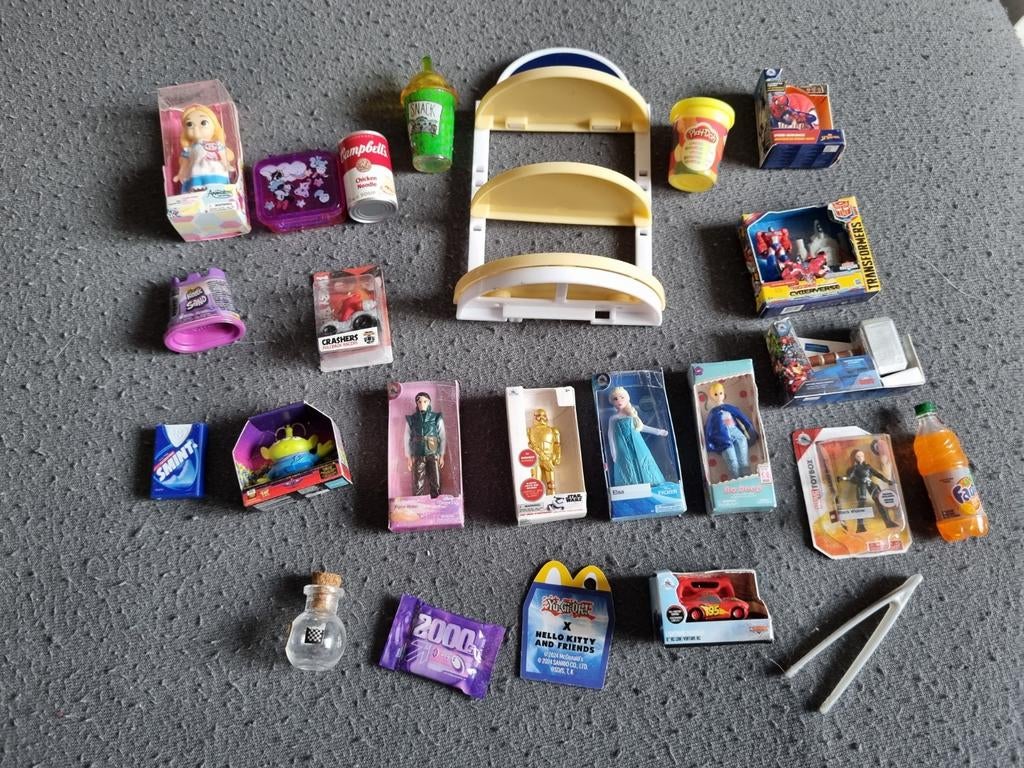 Grote collectie Disney en andere miniatuur speelgoed, Ophalen of Verzenden, Gebruikt, Jongen of Meisje