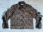 Costes jas luipaardprint panterprint franjes maat M ZGAN!, Kleding | Dames, Jassen | Winter, Ophalen of Verzenden, Zo goed als nieuw