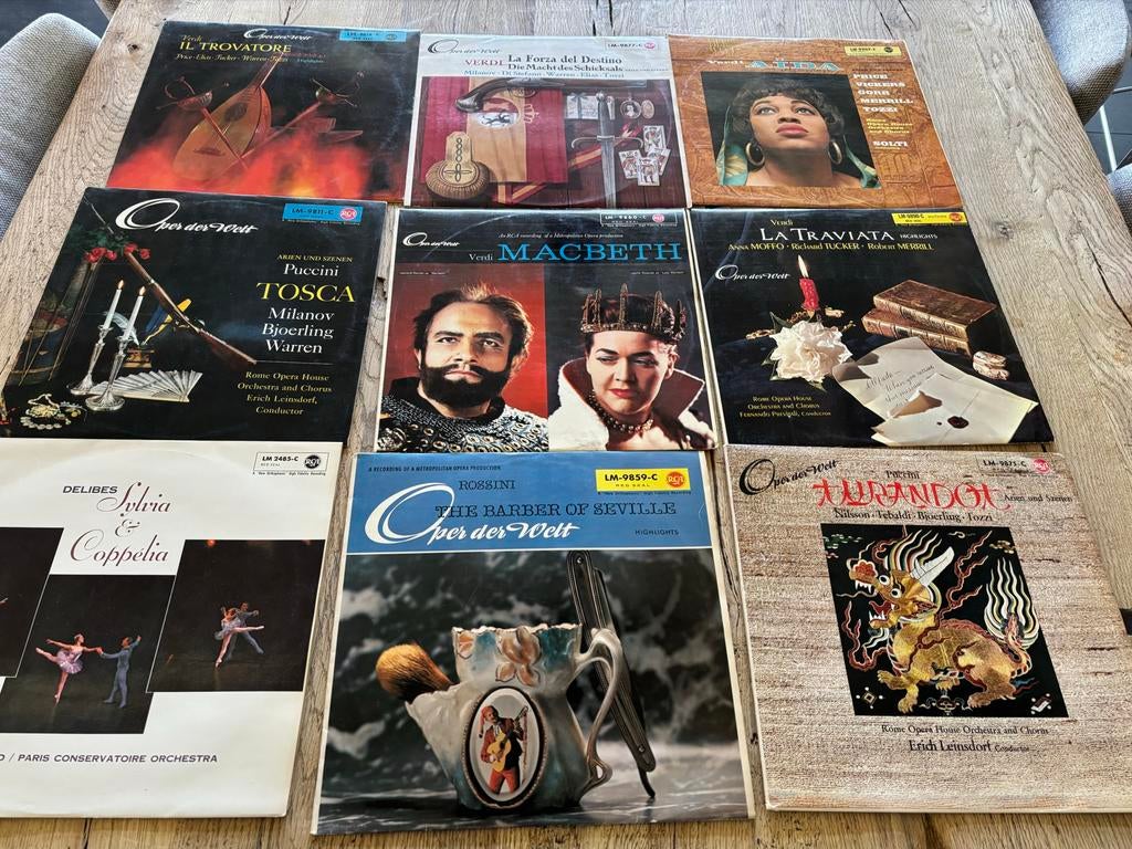 Grote collectie klassieke opera en ballet LP's, Ophalen of Verzenden, Romantiek, Gebruikt, Opera of Operette