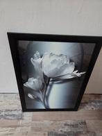 3 Schilderijen: Bloemen en Zen Stenen, Antiek en Kunst, Ophalen of Verzenden