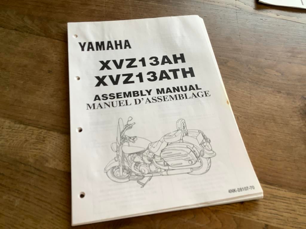 Yamaha XVZ13AH/ATH Montagehandleiding, Verzenden, Yamaha