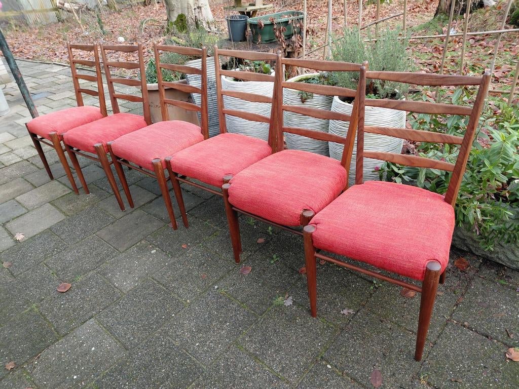 Set van 6 Pastoe eetkamerstoelen, Cees Braakman design, Ophalen
