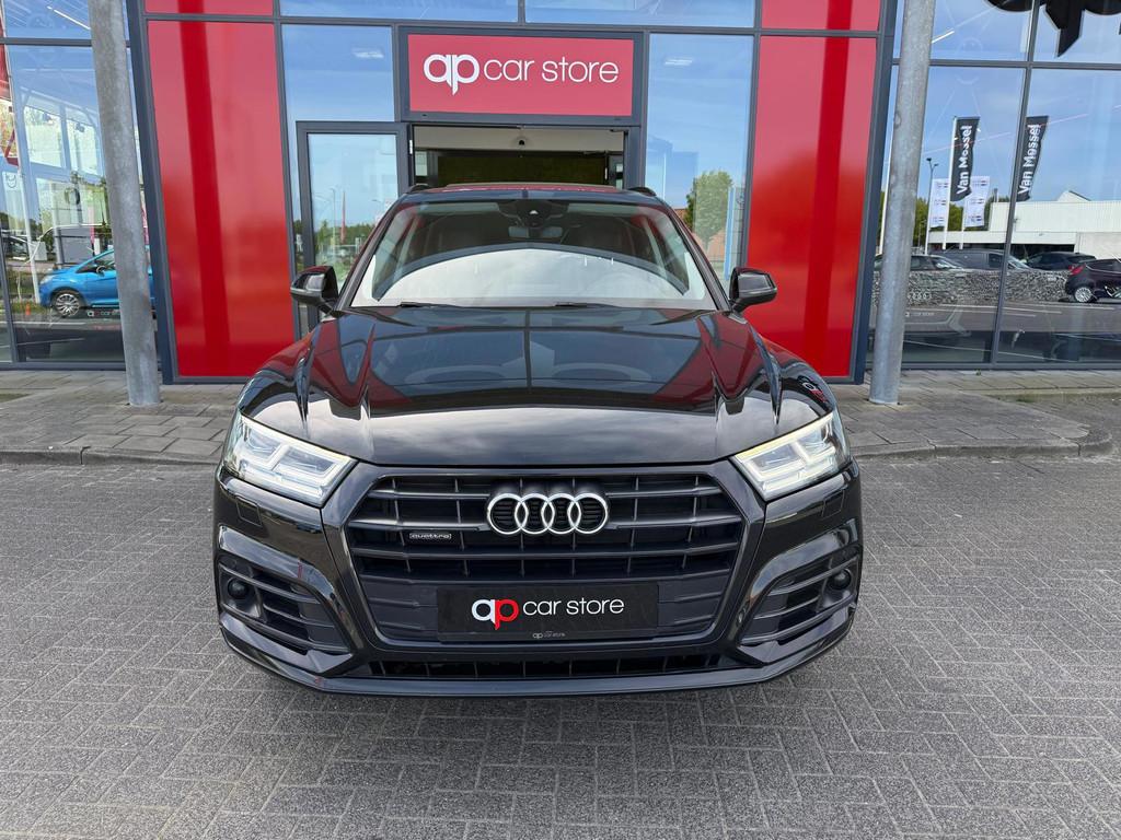 Audi Q5 2.0 TFSI Quattro S-Line | Panorama | Stoelverwarming, Automaat, 1998 cc, Zwart, 4 cilinders