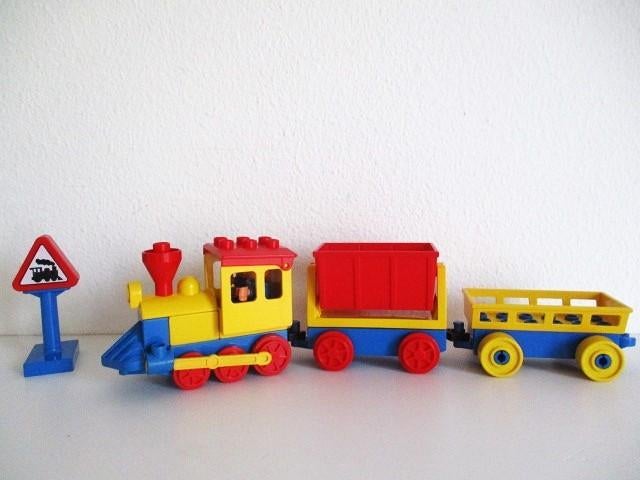 duplo treintje met machinist, Ophalen of Verzenden, Gebruikt, Complete set, Duplo