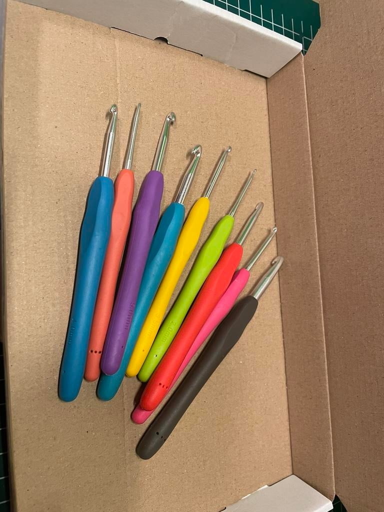 Haknaalden, Ophalen of Verzenden, Zo goed als nieuw, Breien of Haken, Wol of Garen