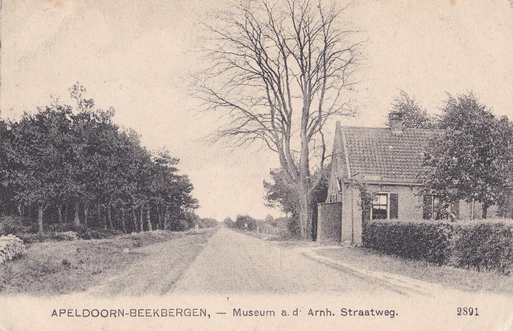 Apeldoorn Beekbergen Museum aan de Arnh. Straatweg, Ophalen of Verzenden, 1920 tot 1940, Ongelopen, Gelderland