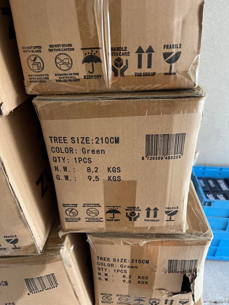 Kerstbomen nieuw in doos! Partij 25stuks, Ophalen of Verzenden, Nieuw