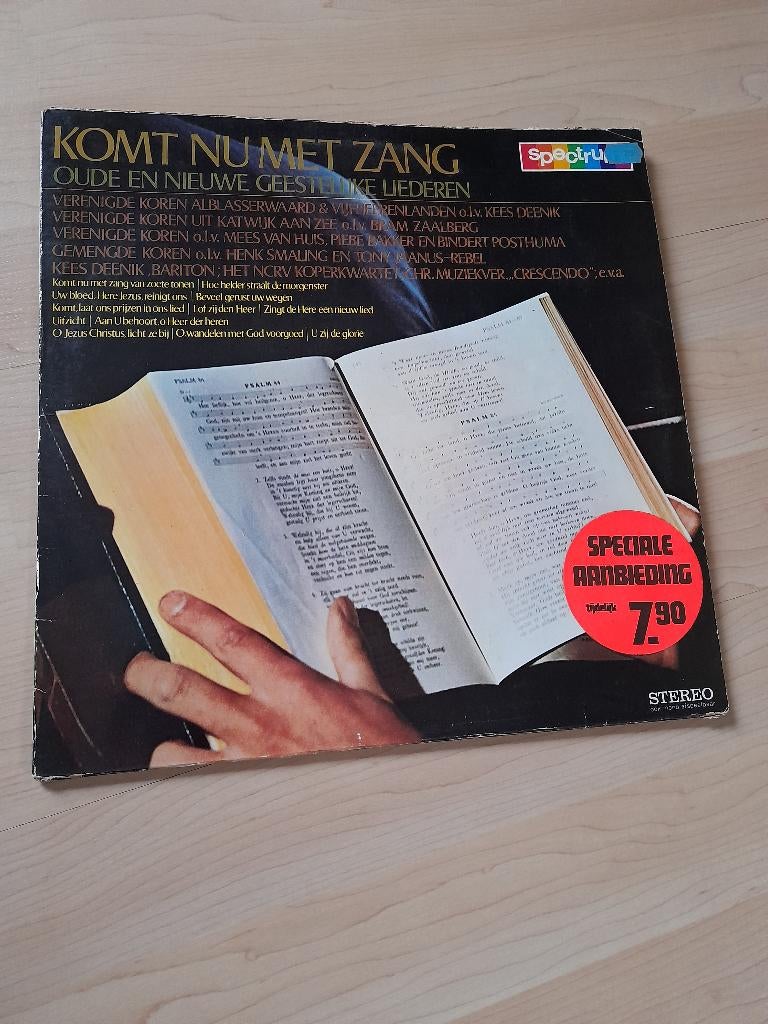 LP KOMT NU MET ZAG OUDE EN NIEUWE CHRISTELIJKE LIEDEREN, Ophalen of Verzenden, Gebruikt, 12 inch