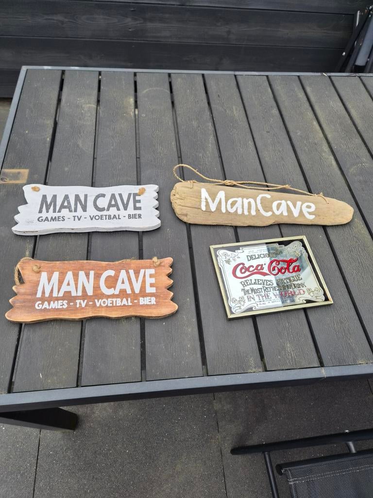 Mancave decoratie, Ophalen, Gebruikt, Reclamebord, Plaat of Schild, Overige merken