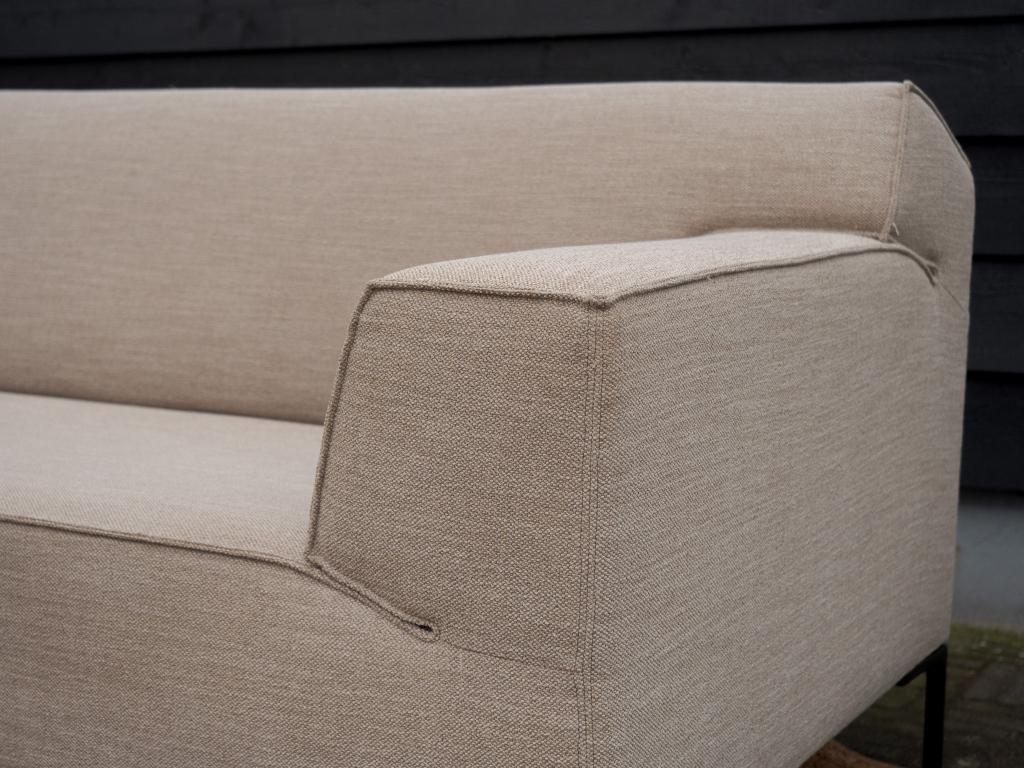 Design on Stock Bloq | 3-zits Design bank | beige/Senna gray, Huis en Inrichting, Driepersoons, 75 tot 100 cm, Ophalen of Verzenden