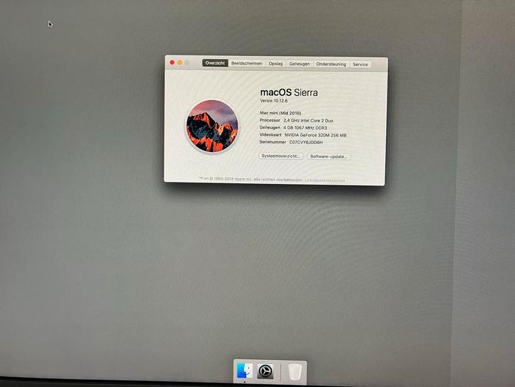 Apple Mac Mini (medio 2010) - Compacte Desktop, Computers en Software, Apple Desktops, Gebruikt, Mac Mini, HDD, 2 tot 3 Ghz, 4 GB