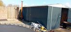 Schuur 3,5 x 6m - 3 jaar oud, Ophalen, Gebruikt, Metaal, Overige typen