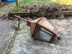 Klassieke buiten lantaarn voor grote kaarsen, Tuin en Terras, Ophalen, Gebruikt, Wandlamp, Netvoeding