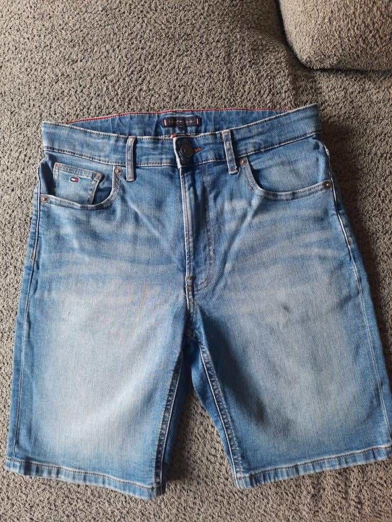 Blauwe Tommy Hilfiger short 164, Broek, Gebruikt, Ophalen of Verzenden, Tommy Hilfiger