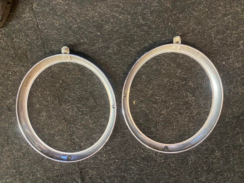 Porsche 356 Koplamp Ringen Chroom - Uitstekende Staat, Auto-onderdelen, Verlichting, Ophalen of Verzenden, Gebruikt, Porsche