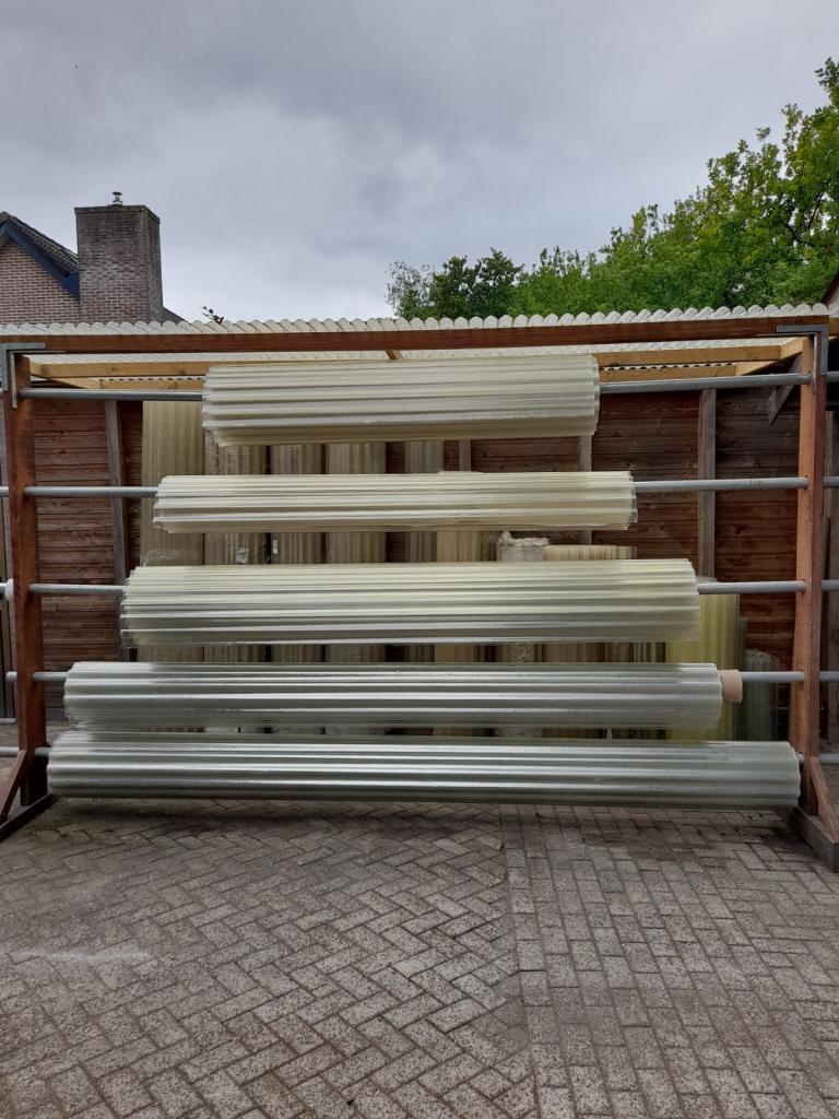 Golfplaten Polyester op rol (*), Niet ingevuld, Niet ingevuld, Nieuw, Ophalen of Verzenden