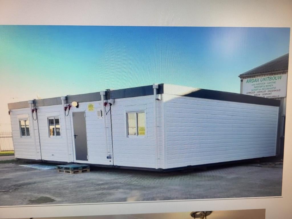 WOONUNIT HUREN, Doe-het-zelf en Verbouw, Bouwketen en Schaftketen, Ophalen of Verzenden, Gebruikt