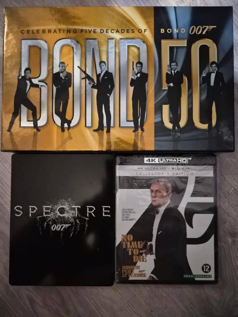 James Bond Collectie: incl Skyfall, Spectre, No Time to Die, Cd's en Dvd's, Blu-ray, Ophalen of Verzenden, Zo goed als nieuw, Actie