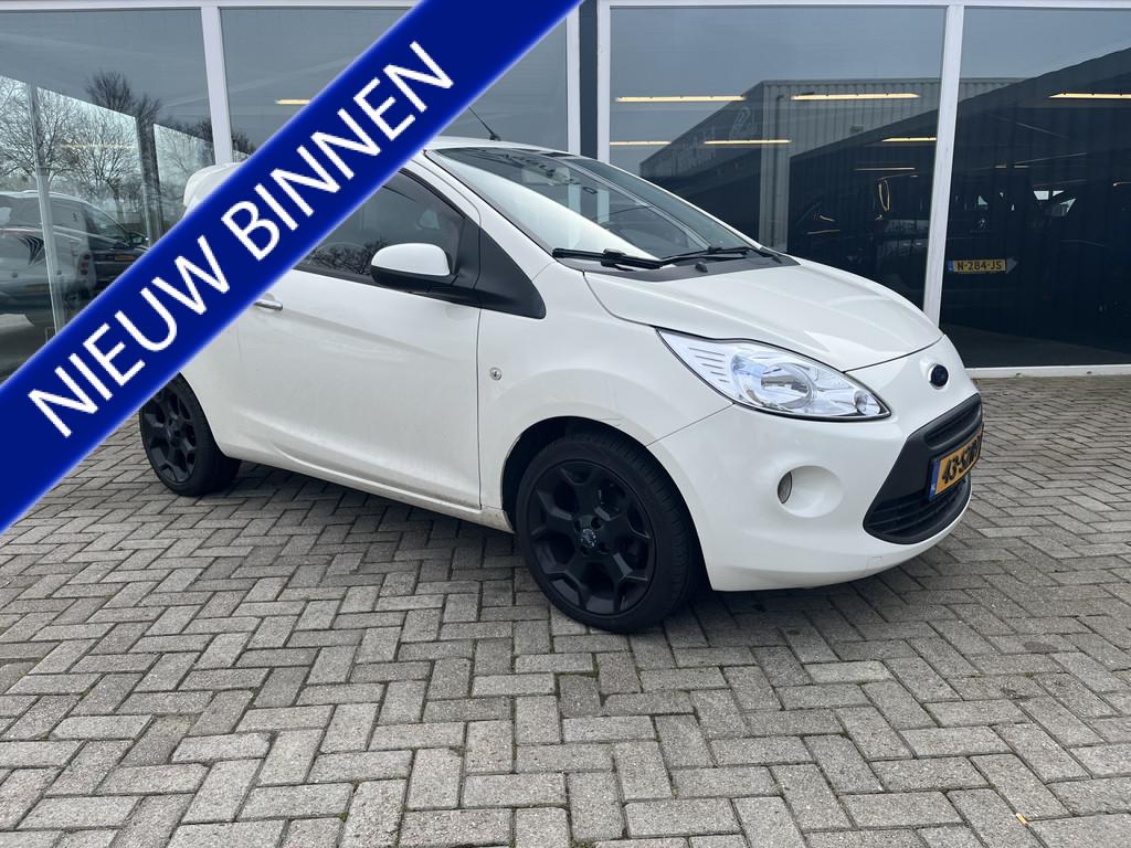 Ford Ka 1.2 Titanium X start/stop Airco / Leer / Stoelverwar, Auto's, Ford, Voorwielaandrijving, Euro 5, Gebruikt, 1242 cc