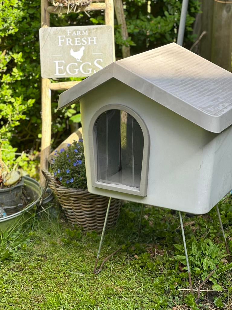 Zeus 50 incl standaard 2 stuks legnest, konijnen schuil hok, Dieren en Toebehoren, Ophalen, Zo goed als nieuw, 110 cm of meer