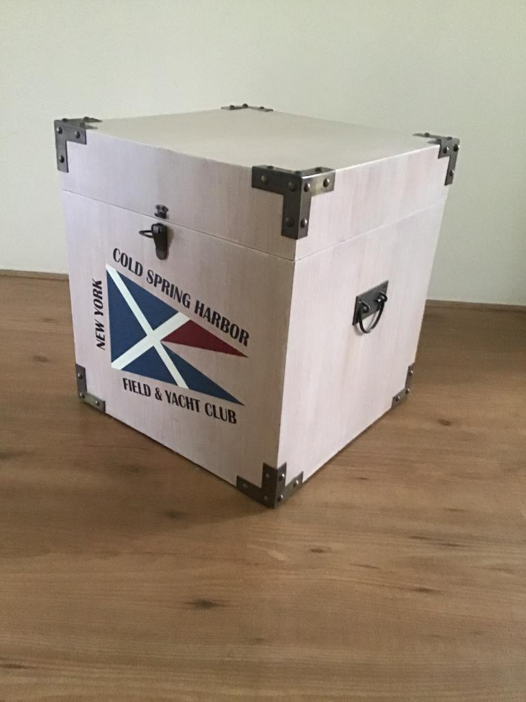 Opbergkist, Huis en Inrichting, Woonaccessoires | Kisten, Ophalen, Overige materialen, Minder dan 50 cm, Gebruikt