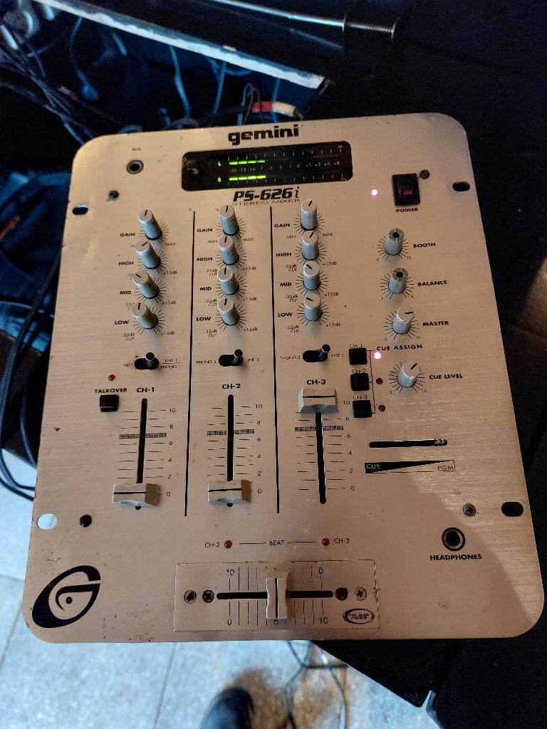 Mengpaneel Gemini ps 626 i, Muziek en Instrumenten, Mengpanelen, Ophalen, Gebruikt, Minder dan 5 kanalen