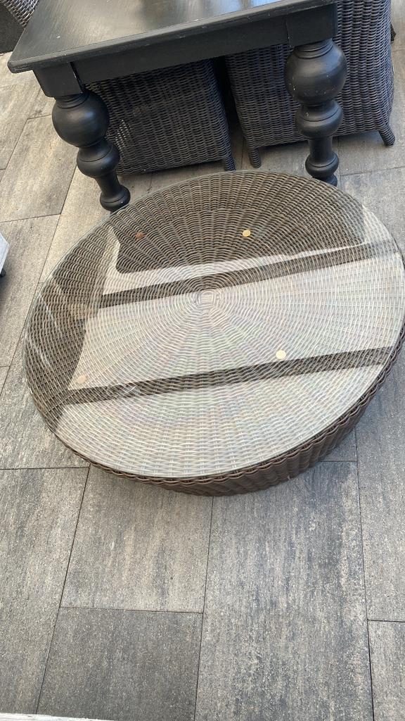 4 seasons tuin tafel rond, Tuin en Terras, Tuintafels, Ophalen, Zo goed als nieuw, Rond