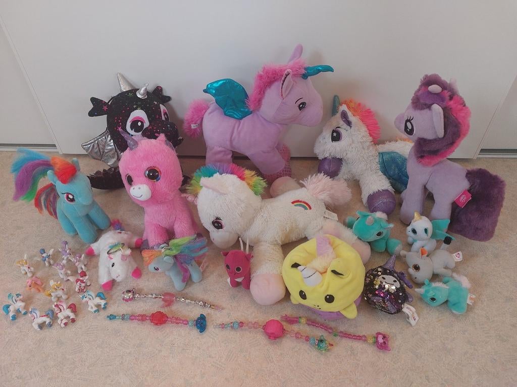 Eenhoorn verzameling knuffels -> goede staat, Kinderen en Baby's, Speelgoed | Knuffels en Pluche, Ophalen of Verzenden, Zo goed als nieuw