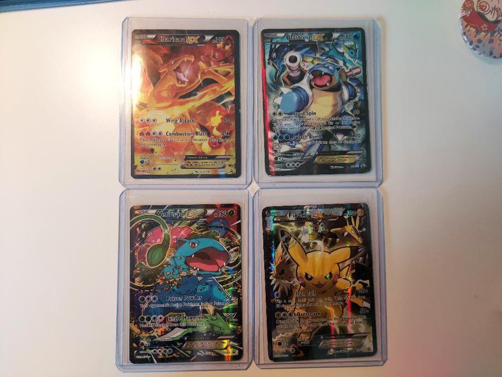 XY promos 121, 122, 123, 124 - Charizard, Blastoise, etc., Hobby en Vrije tijd, Verzamelkaartspellen | Pokémon, Ophalen of Verzenden