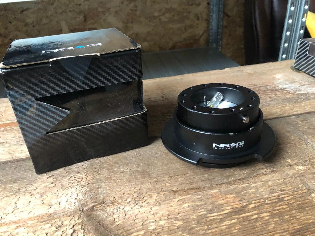 NRG Gen 2.5 Quick release hub Black stuurnaaf snapoff