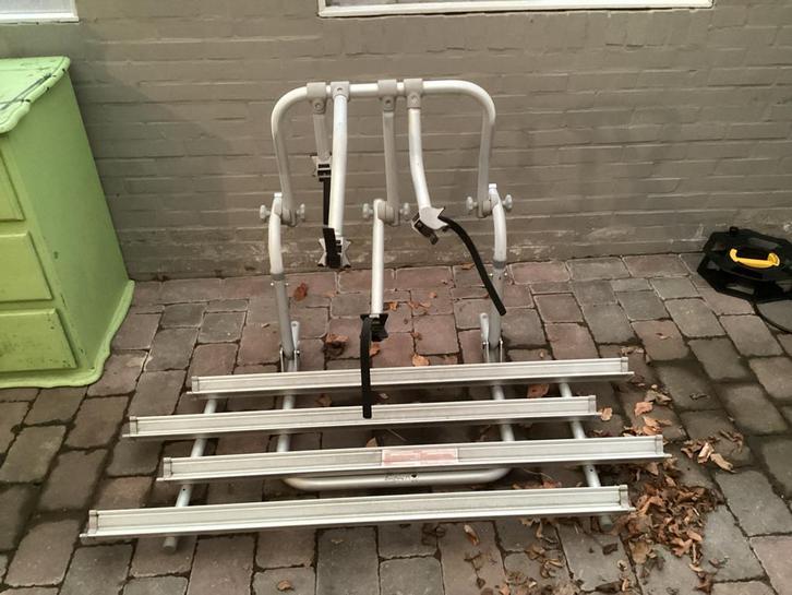 Fietsendrager EuroCarry voor 4 fietsen caravan/camper, Auto diversen, Fietsendragers, Gebruikt, Fietsendrager-accessoire, 3 fietsen of meer