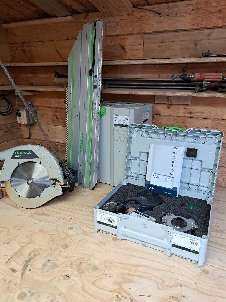 Festool, Doe-het-zelf en Verbouw, Gereedschap | Zaagmachines, Ophalen, Cirkelzaag, 70 mm of meer, Zo goed als nieuw